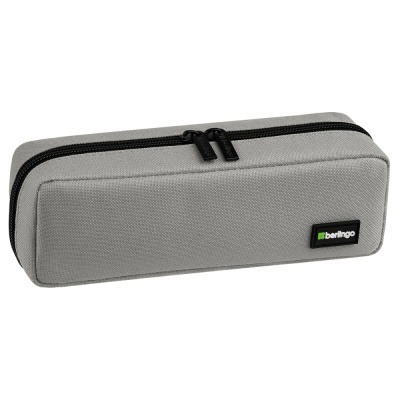 Пенал мягкий Berlingo Grey 205х60х65мм. без наполнения, 1 отдел 060401