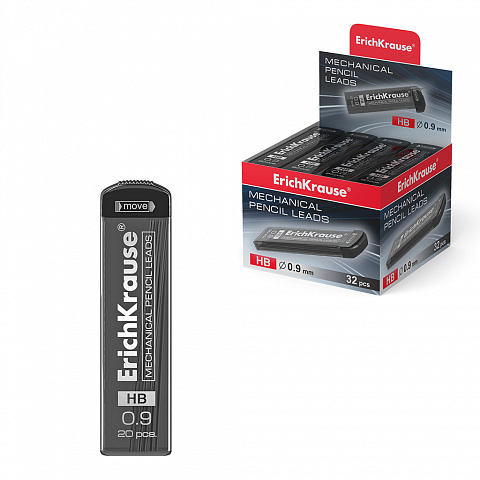 Грифели для механических карандашей ErichKrause 0,9мм (20 шт.) 48144