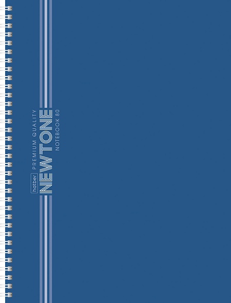 Тетрадь А4 80л. клетка, на спирали Хатбер NEWtone Pastel Чернильное небо 091969