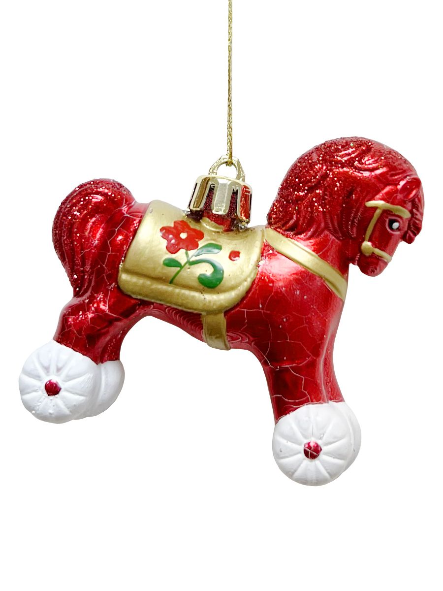 Украшение новогоднее из полистирола Лошадка 8x2,5x7,2см 95331 Феникс-Презент