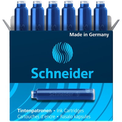 Картриджи чернильные Schneider синии 6шт. 6603