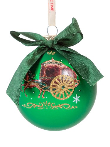 Украшение новогоднее из стекла Шар 8х8х8см 95618 Феникс-Презент