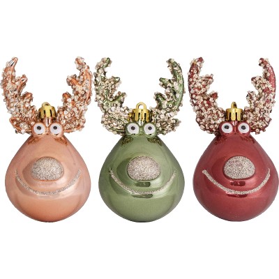 Украшение новогоднее из полистирола набор из 3 штук 6х12х6см 93299 Феникс-Презент